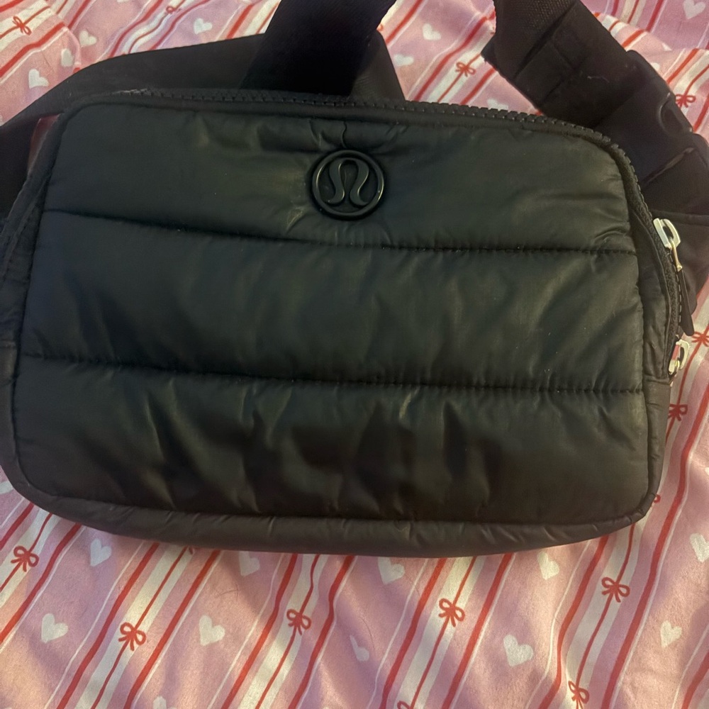 lululemon athletica black belt Bag